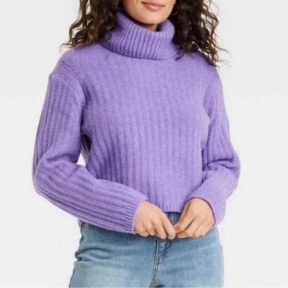 Universal Thread Lilac Ribbed "Cashmere-Like" Sweater ✨ size XS